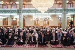 Halartar Bashar Assad a Sallar Eid al-Fitr a Damascus