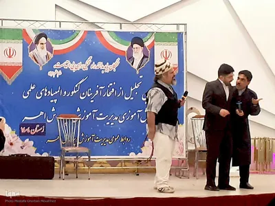 تجلیل از افتخار آفرینان کنکور و المپیادهای دانش آموزی در اهر