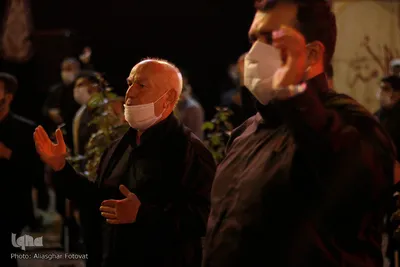 عزاداری شب هفتم محرم در امامزاده سید حمزه تبریز