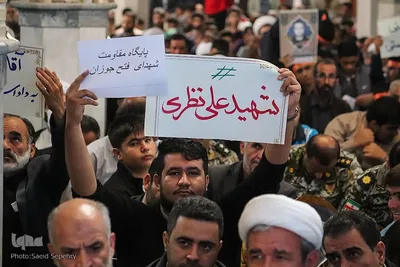 برگزاری اولین سالگرد شهادت شهید علی نظری شهید مدافع امنیت