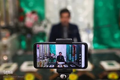 مراسم جز خوانی مجازی در امام زاده ها