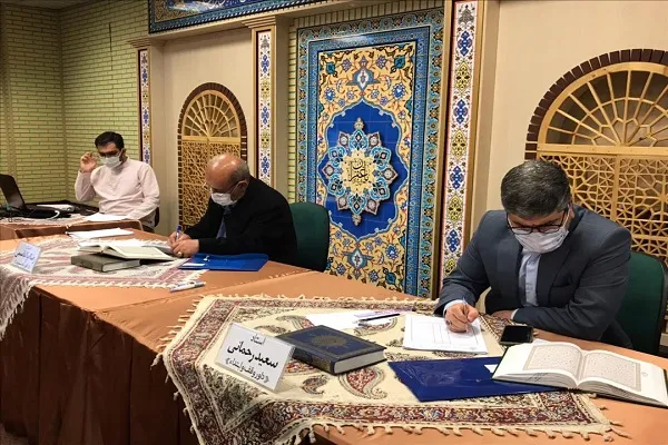داوری مرحله دوم بخش آقایان مسابقات قرآن ورزشکاران و جوانان + فیلم
