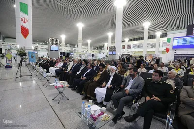 بدرقه نخستین گروه از زائران حج عمره در سال ۱۴۰۳