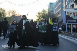 مراسم تشیع پیکر شهید سپهبد حاج قاسم سلیمانی در دانشگاه تهران