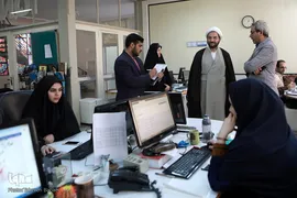 بازدید  حجت الاسلام والمسلمین مهدی فرمانیان، معاون امور بین الملل مجمع جهانی اهل بیت(ع) از ایکنا