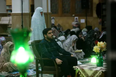 مراسم اعتکاف دانشجویی