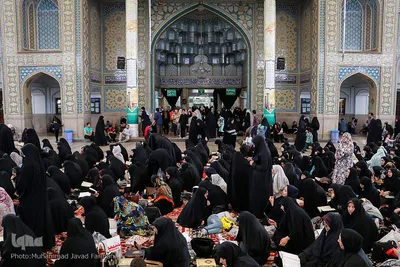 مراسم معنوی اعمال ام داود در حرم عبدالعظیم الحسنی(ع)