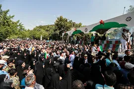 تشییع پیکر مطهر ۱۵۰ شهید دفاع مقدس