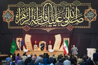 مرثیه سرایی حاج صادق آهنگران در رثای شهادت حضرت فاطمه سلام‌الله‌علیها