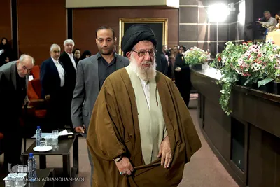 آیت‌الله سید محمد خامنه‌ای، رئیس بنیاد حکمت اسلامی صدرا 