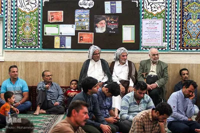 محفل انس با قرآن و عمامه‌گذاری طلاب در اهواز 
