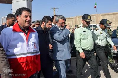 بازدید وزیر کشور از پایانه مرزی چذابه