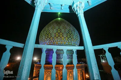 مراسم عزاداری محرم در حرم علی ابن حمزه(ع) شیراز