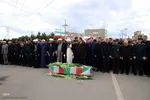 مراسم تشییع و تدفین شهید "احسان غمی تازه کندی" اولین شهید اهری جنگ رمضان در اهر
