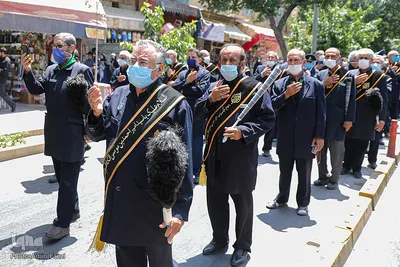 عزاداری مردم شیراز در روز شهادت امام صادق (ع)