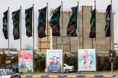 حال و هوای شهر قزوین در دومین سالروز شهادت حاج قاسم سلیمانی‎‎