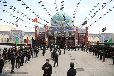 حضور پرشور دستجات عزاداری در تاسوعای حسینی در امامزاده سید معصوم (ع)
