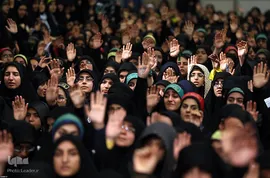 مراسم عزاداری اربعین حسینی با حضور هیئت‌های دانشجویی در حسینیه امام خمینی(ره)