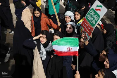 راهپیمایی روز ۱۳ آبان در شهرستان اهر