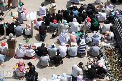 مراسم دعای عرفه در آستان حسینی