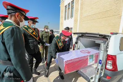 تشییع دو شهید نیروی انتظامی در شیراز