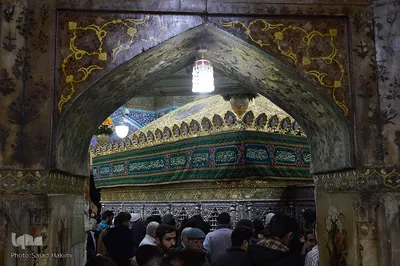 حرم کریمه اهل بیت(س) در شب میلاد جواد الائمه(ع)