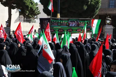 مراسم پیاده‌روی جاماندگان اربعین حسینی در شهرستان اهر