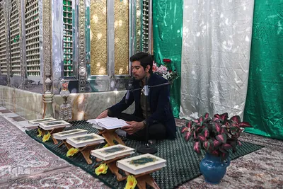 مراسم جز خوانی مجازی در امام زاده ها