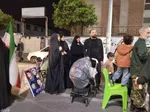 موج پنجاه و هفتمین شب اجتماع مردم  بابلسر  در  میدان شهدای بیت المقدس