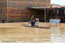 آب‌گرفتگی روستاهای شادگان