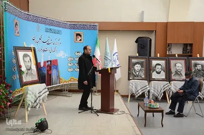 مراسم بزرگداشت شهدای بمباران دانشکده فنی دانشگاه تبریز