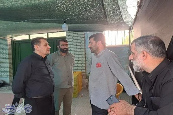 بازید مدیرکل دفتر امور شهری و شوراهای استانداری مازندران از موکب های مرز مهران