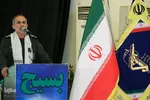 مراسم حماسه حضور بسیجیان در حرم شاهچراغ(ع)