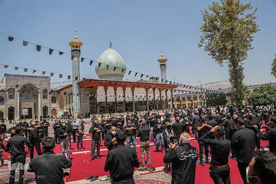 عزاداری روز تاسوعا در حرم مطهر شاهچراغ (ع)