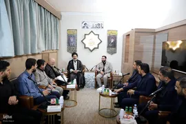دیدار نماینده‌ ولی‎فقیه در امور حج و زیارت با اعضای کاروان قرآنی نور