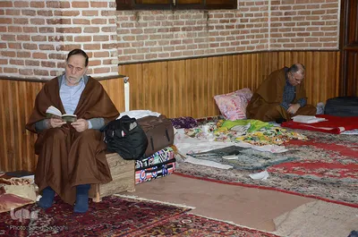 مراسم اعتکاف در مسجد جامع تبریز