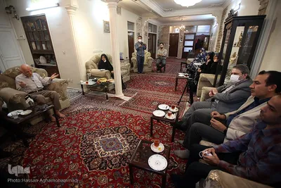دیدار مدیرعامل و جمعی از خبرنگاران ایکنا با استاد عبدارسول عبایی، پیشکسوت قرآنی