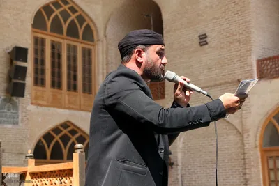 مراسم سنتی 13 محرم در مسجد ملااسماعیل یزد‎