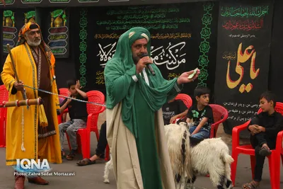 تعزیه شهادت امام رضا(ع) در خمینی‌شهر
