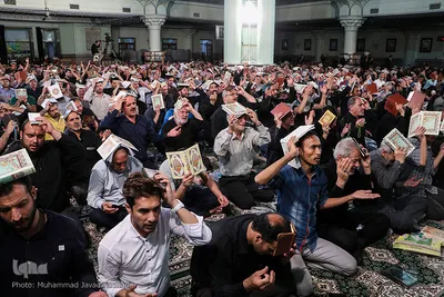 احیای شب نوزدهم ماه رمضان درجوار سید الکریم