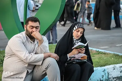 دعای روز عرفه در گلزار شهدای وادی رحمت تبریز