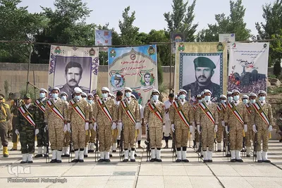صبحگاه مشترک نیروهای مسلح استان سمنان با حضور امیر سرتیپ احمدرضا پوردستان، رئیس مرکز مطالعات راهبردی ارتش جمهوری اسلامی ایران