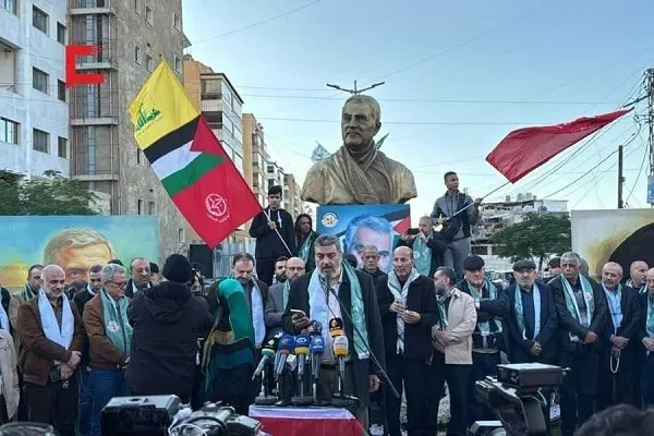 Beyrutda şəhid Süleymaninin ildönümü münasibətilə yürüş keçirildi