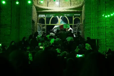 تشییع پیکر دو شهید گمنام در الشتر و نورآباد