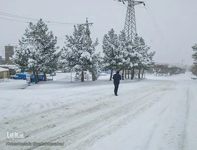 تشدید بارش برف در شهرستان اهر