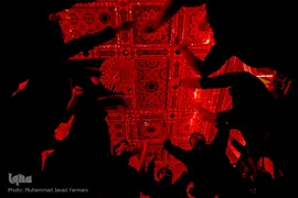 حرم مطهر امام حسین(ع) در شام غریبان