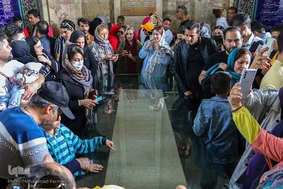 مسافران نوروزی در سعدی