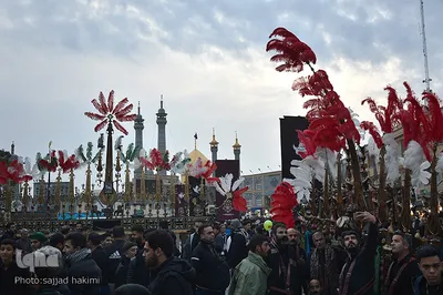 یه گزارش از مراسم عزاداری سالروز  شهادت حضرت معصومه(س)