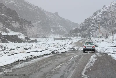 اولین برف زمستانی در روستای رزگ خراسان جنوبی