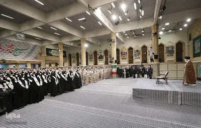 دیدار صدها تن از بسیجیان با رهبر معظم انقلاب اسلامی